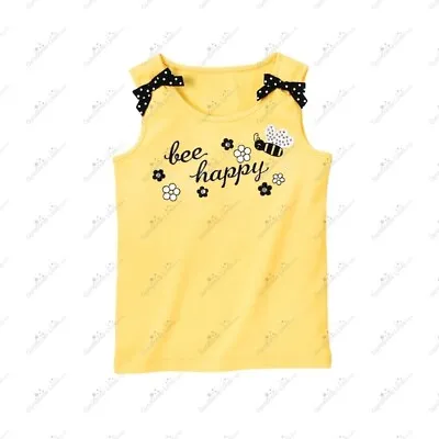 Nwt Gymboree Bee Chic Bee Happy Gem Bow Tank Top Size 6 Rare • $26.99