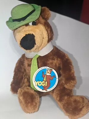 Yogi Bear 14  Plush Hanna Barbera Mighty Star Vintage 1980 Stuffed Toy • $19.99