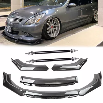 For Infiniti G35 Front Bumper Lip Splitter Spoiler Carbon Fiber Body Kits • $69.99