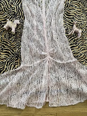 Vintage Pink Lace Cha Cha Dress  • $50.57