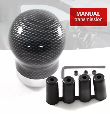 Gear Shift Knob Manual Carbon For Mercedes Benz E Class W210 W211 W212 • $10.99