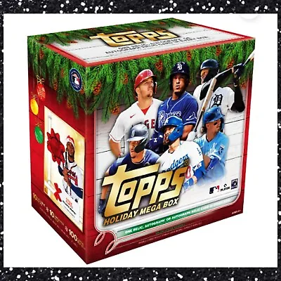 2022 Topps HOLIDAY MEGA BOX Baseball NEW De La Cruz Ohtani Rodriguez Auto? • $49.95