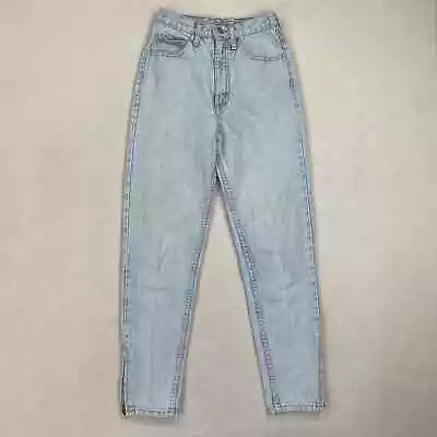 Vintage Guess Jeans Sz 24 Light Wash High Rise Tapered Leg Georges Marciano 90s • $28.95