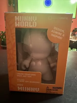 Kidrobot Munny World Loot Crate Exclusive 4  Inch Mini Vinyl Figure DIY NEW • $12