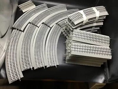 Lot Of (41) Fastrack Curved & Straight Tracks O Gauge Train Layout [Lionel] • $86.69