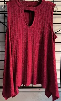 Jennifer Lopez Women's Wine Colored Sleeveless Top XL Chest 44  • $19.75