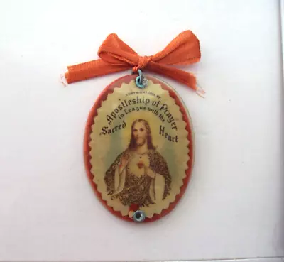 Vintage 1932 Sacred Heart 100 Days Scapular #rel • $15