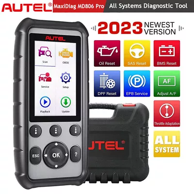 AUTEL MaxiDiag MD806 Pro OBD2 Scanner All Systems Diagnostic Tool Code Reader  • $195