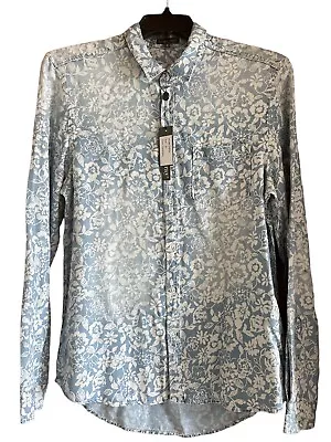 NWT Paisley & Gray Men’s Floral Birch‎ Print Button Down Shirt Size Medium 16 • $40