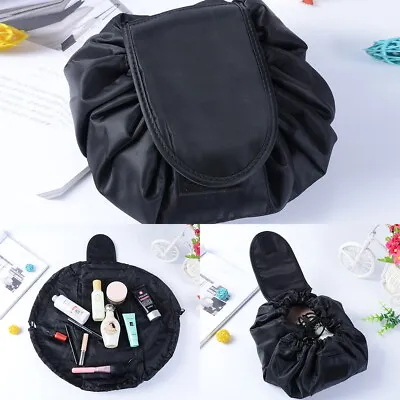 £4.93 • Buy Waterproof Drawstring Make Up Wash Bag Travel Cosmetic Storage Toiletry Bags