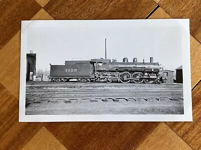 Chicago North Western Railroad Locomotive 1026 Vintage Photo C&NW  • $10