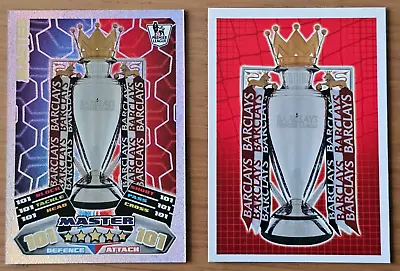 Match Attax Premier League 2011-12 Master Trophy Card 101 & Sneak Preview Trophy • £14.99