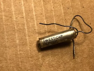 NOS Vintage .0022 Uf 600v West-Cap Vitamin Q Capacitor Guitar Amp Tone Cap (Qty) • $7