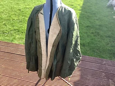 US Army Rare Original Genuine M51 - M65 Fishtail White Parka Liner Thermal Wool • £70