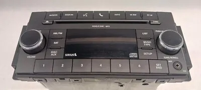 2007-2012 JEEP DODGE CHRYSLER OEM Radio AM FM MP3 CD Player Sirius Uconnect RES • $149.99