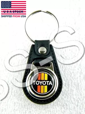 Toyota Key Fob Retro Ring Chain Hilux Celica Corolla Supra Crown Camry Rav4 Mr-2 • $12