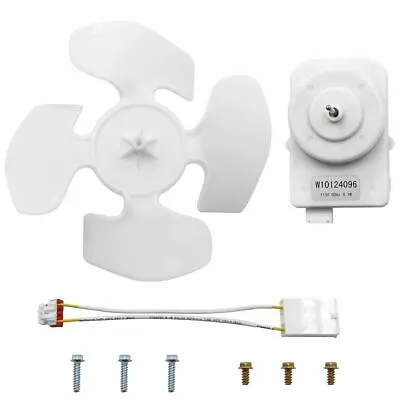 Condenser Fan Motor Set Compatible With Whirlpool Refrigerator W10124096 • $25.73