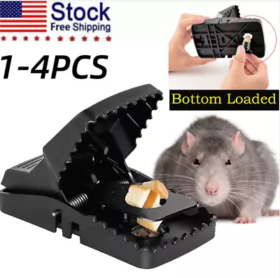 LARGE Mouse Traps Rat Mice Rodent Killer Snap Trap Reusable Heavy Duty Pest Tra • $7.18