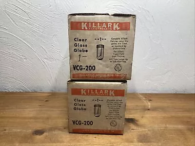 Hubbell Killark VCG-200 Clear Glass Light Globe Vaporproof Hazardous  Lot Of 2 • $39.99