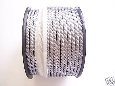 Galvanized Wire Rope Cable 5/16  7x19 200 Ft Reel • $115.92