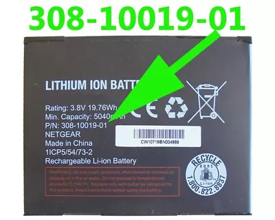 Battery 308-10019-01 W-10 For Telstra Netgear Nighthawk M1 MR1100 W-10 10a 10034 • $20.60