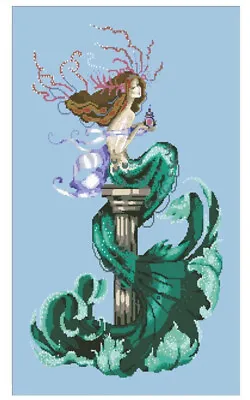 Chasing Dreams Mermaid Magic Counted Cross Stitch Kit With Beads • £23