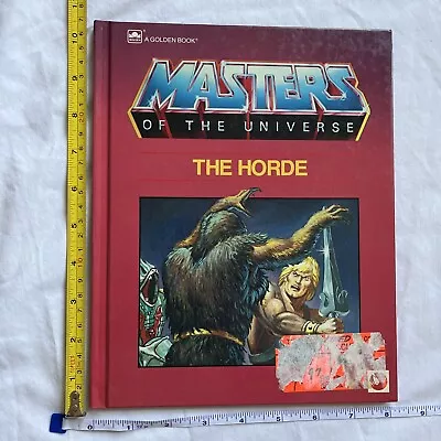 Vintage Masters Of The Universe: The Horde 1985 Hard Cover Golden Book Mattel • $0.99