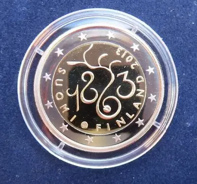 Finland 2 Euro 2013 - 150 Years Session Of Parliament Polished Plate PP Proof • $1.60