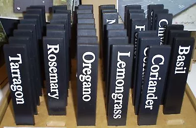 £2.79 • Buy HERB LABELS VEGETABLE MARKERS UK Made Eco Recycled Plant Pots BUY 5 GET 1 FREE!