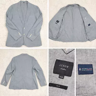 J.CREW Ludlow Blazer Sport Coat 44R Slim Unstructured Linen & Cotton Somelos. • $49.99