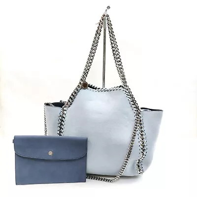 Stella McCartney Shoulder Bag  Blue Polyester 1277192 • $82