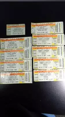 Lot Of 10 Used Ticket Stubs ~battle Bands~iron Maided~vans~metallica~emarosa ++ • $13