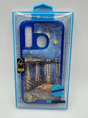 Samsung Galaxy A20 A50 Case Van Gogh Starry Night Heavy Duty Hybrid Rubber Cover • $1.99