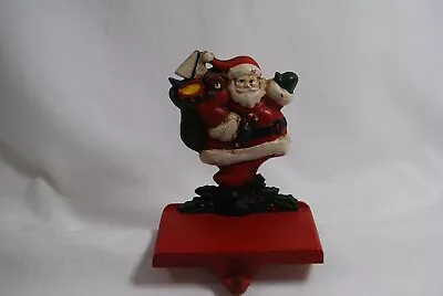 Midwest Santa Claus Bag Of Toys Christmas Stocking Holder Cannon Falls Cast Iron • $25