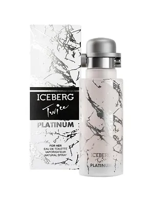 Iceberg Twice Platinum EDT 75ml/125ml Eau De Toilette For Women New&Sealed • £27.48