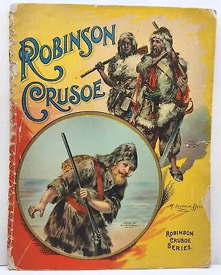 Robinson Crusoe Series - McLoughlin Bros. - New York - C.1897 VV • $15