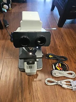 National DC5-163 Digital Microscope Binocular W/ Lenses Motic 100x 40x 10x 4x • $279