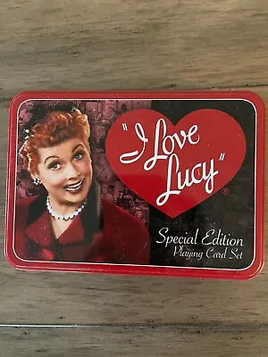 I LOVE LUCY - 2010 Special Edition Playing Card Set - Metal Tin W 2 Sealed Decks • $44.99