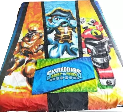 Skylanders Swap Force Single Size Doona Quilt Duvet Cover & Pillowcase Pre-Owned • $12.84