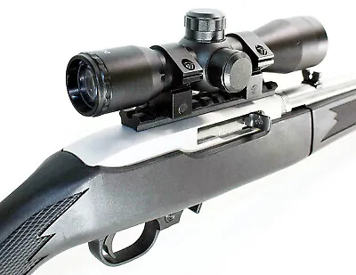 Trinity 4x32 Optics Mildot Reticle Crosshair Scope With Base For Ruger10/22 Gear • $69.95