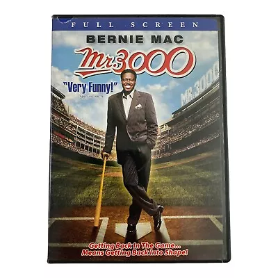 Mr. 3000 (DVD 2005) Comedy Bernie Mac Angela Bassett Brian J. White • $6.22