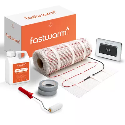  Electric Underfloor Heating Mat Kit -  Fastwarm 150w Per M² - ALL SIZES  • £27.99