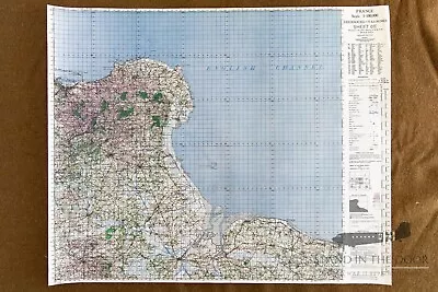 WW2 Normandy Map D-Day Map 5 Cherbourg-Valognes • $26