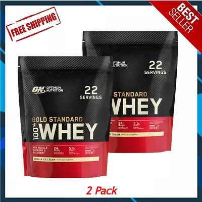 Optimum Nutrition Gold Standard 100% Whey Protein Powder... 22 Svs • $50.29