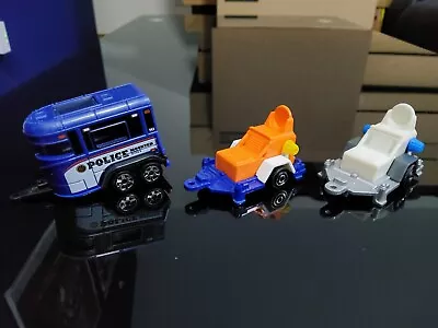 3x Loose Matchbox Police Trailers (2x Speed Trappers & 1x Pony Trailer) • £0.99
