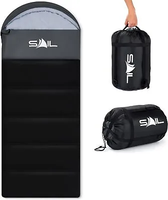 SAIL XL Sleeping Bag Extra Wide For Big & Tall Person 3-4 Season UK • £36.67