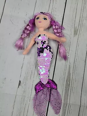 Ty 10  Sea Sequins Lorelei Mermaid Plush (Beanie Toy Doll) • $5.99