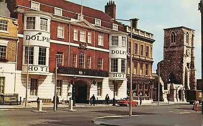 Dolphin Hotel & Holyrood Merchant Seamen Memorial Southampton (Posted 1967) • £4.99