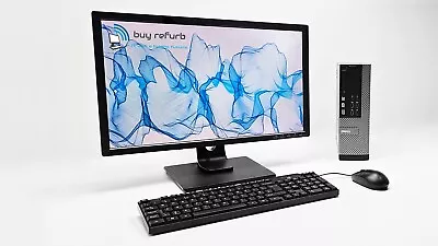 PC Bundle 22'' Screen Monitor Quad Core I7 1TB SDD 32GB Windows 10 DELL Wi-Fi • £229.99