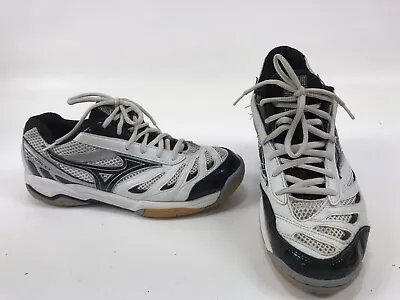 MIZUNO Women's WAVE RALLY 5 Volleyball Shoes Black Size 8.5 • $19.99